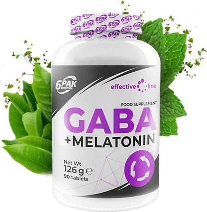 GABA 6PAK Nutrition GABA+Melatonin