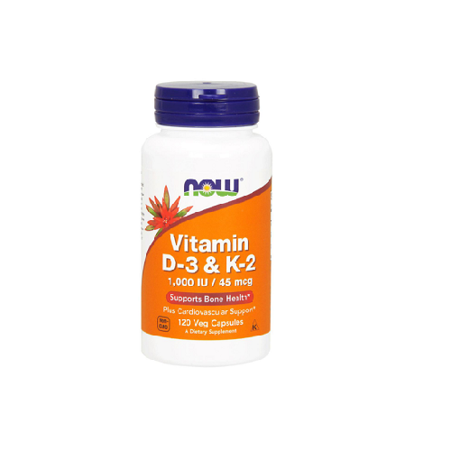 Витамин Д (Д3) NOW Vitamin D-3 & K-2