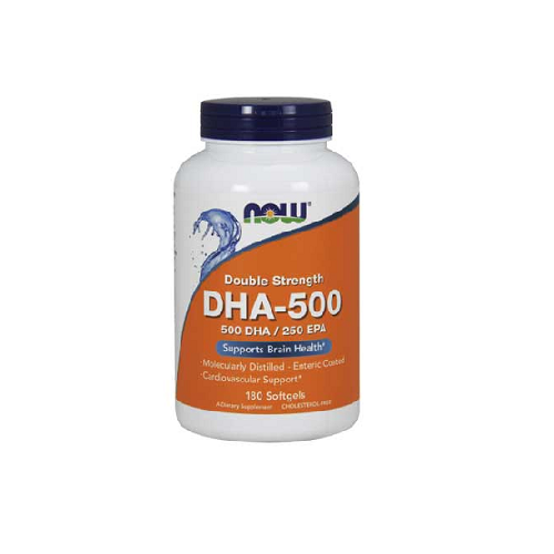 Омега-3 NOW DHA-500